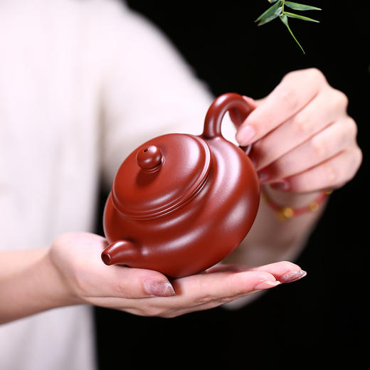 宜兴紫砂壶丨仿古壶 经典宜兴紫砂壶 原矿朱泥大红袍 185CC 泡茶壶功夫茶具 适合大红袍铁观音乌龙茶 商品图3