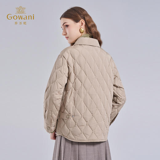 乔万尼轻薄羽绒服女款冬季新款小个子短款外套EF4T172 商品图3