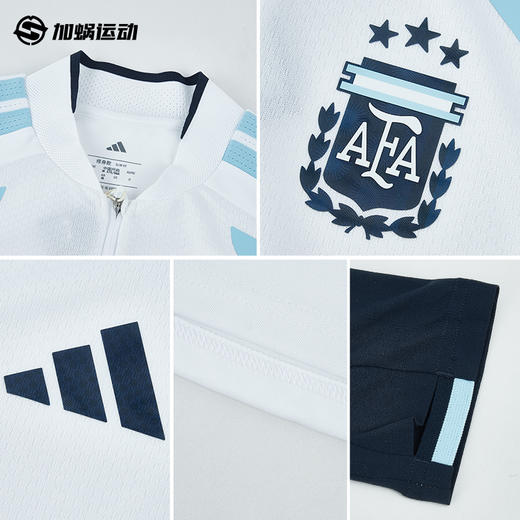 SFS阿迪达斯2026世界杯阿根廷冬季球员版半拉链训练服长袖JZ5969 商品图2