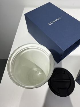 316不锈钢陶瓷内胆咖啡杯 现货套装 表面 内容和LOGO可更换定制