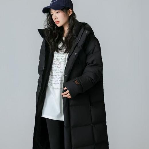 热卖！冬季必备90鹅绒长款/短款羽绒服 情侣款黑钻鹅绒轻盈保暖羽绒服 商品图3