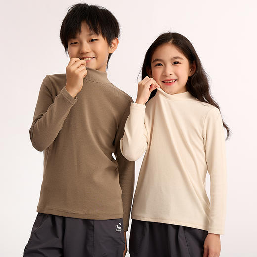 7-15天发货龙之涵 亲子款7A抗菌抓绒热皮肌底衣 中大童秋冬新款打底 可外穿可内搭 婴幼儿A类标准 商品图12