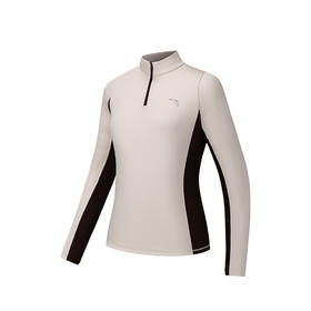 安踏空气麦芬T | 保暖轻便女子冬季卫衣亲肤跑步长T162545403N