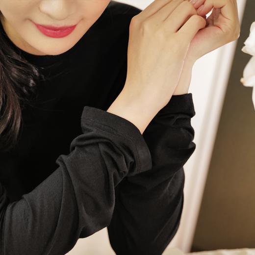 暄和 山羊绒身体乳肤感 半高领打底衫 基础三色 山林曦照 商品图2