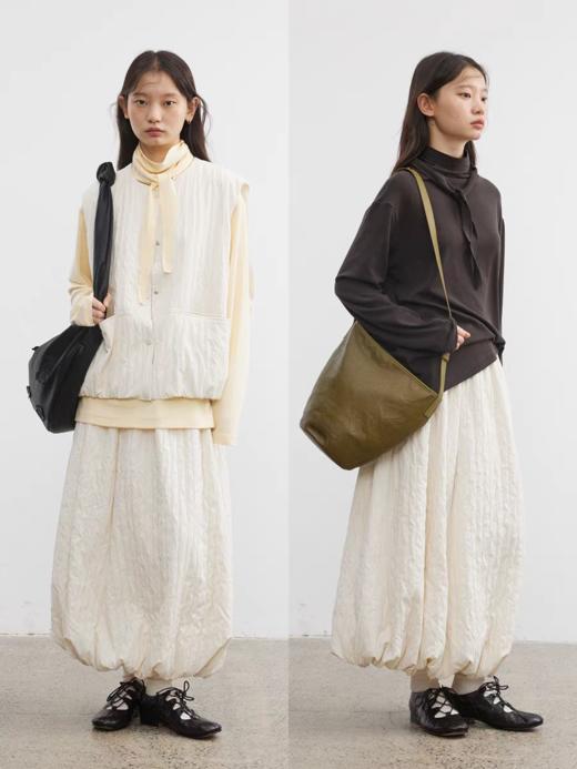 步履不停/5C41169C/线迹绗棉半裙 商品图3