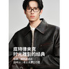 棉仓366827003-7系复古擦色绵羊皮皮衣男 秋冬老钱风底特律真皮夹克外套 商品缩略图0