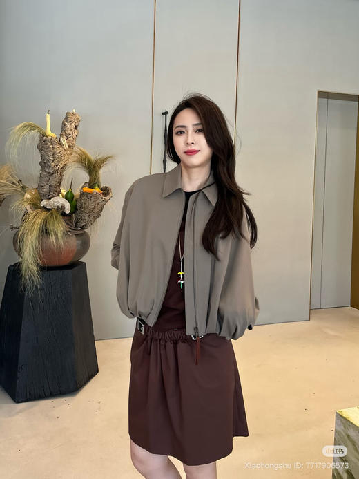 116-2 排他性独家圆正 Lew高支高密 气球夹克外套 我穿38码 商品图3