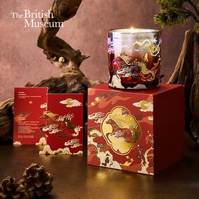 大英博物馆 新年系列 驭梦驰光 果冻蜡烛香氛礼盒-无垠衫海