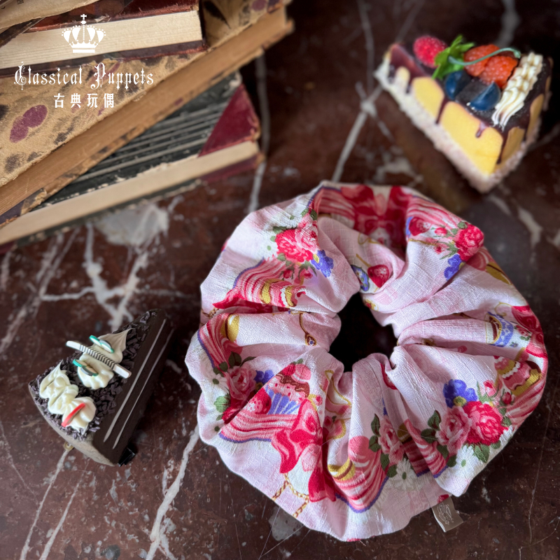 【积分兑换，60天内发货】草莓茶壶公主大肠发圈 粉色 古典玩偶 Lolita