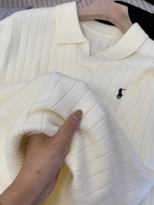 D110627精典老钱风复古Polo领针织衫毛衣女款 商品图14