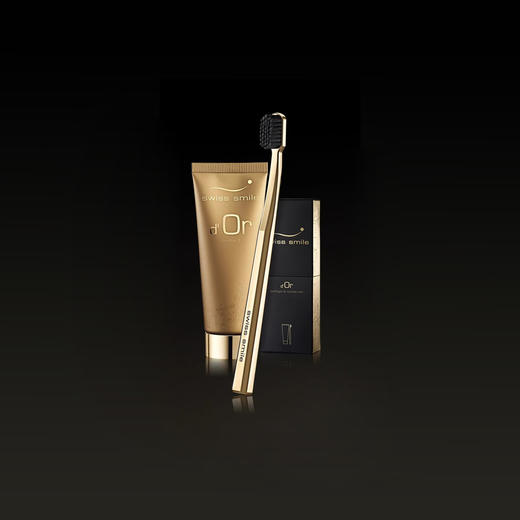 金色牙膏牙刷套装 商品图0