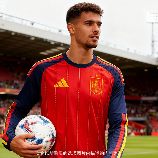 小李子ADIDAS阿迪达斯2026世界杯西班牙主场球迷版长袖球衣JZ5786 商品图3
