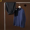 D110601冬季加绒半高领运动休闲卫衣男款 商品缩略图0