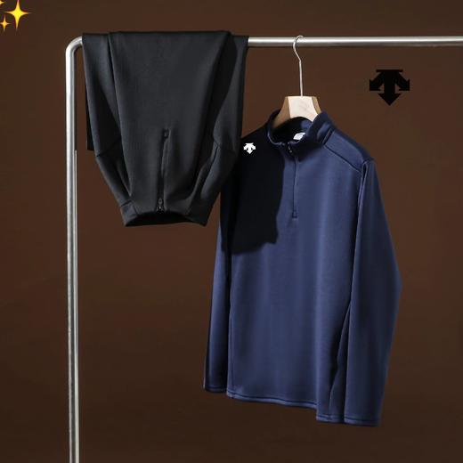 D110601冬季加绒半高领运动休闲卫衣男款 商品图0