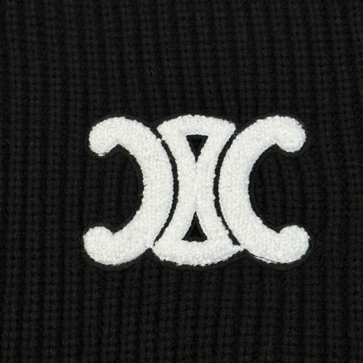 XY36-赛琳25SS秋冬凯旋门徽标针织拉链毛衣外套（ZMZ） 商品图7