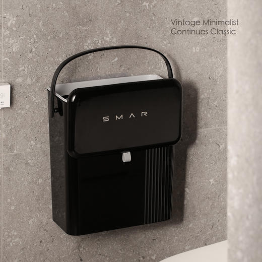 娜家法式奶油风厨房壁挂式垃圾桶 商品图0