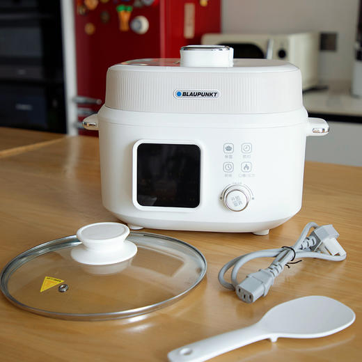 【蓝宝双盖电压力锅4L】是压力锅也是汤锅  煮饭/煲汤都可以~ 商品图13