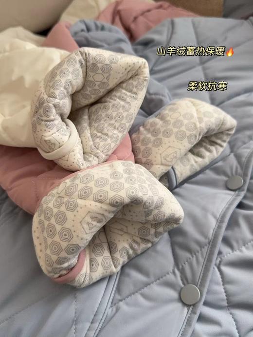D110620温暖过冬立领设计羊毛多宝棉衣外套女款 商品图6