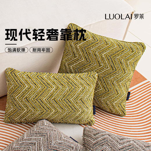 罗莱软装 菱彩抱枕 商品图1