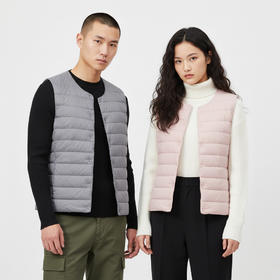 茧墨 男女款轻薄羽绒服马甲背心