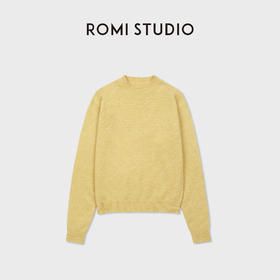 ROMI STUDIO“细支美利奴”100%羊毛软糯套头羊毛衫RWCAS67002
