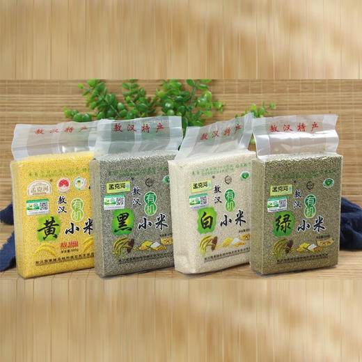 孟克河 有机四色小米礼盒4kg 商品图1