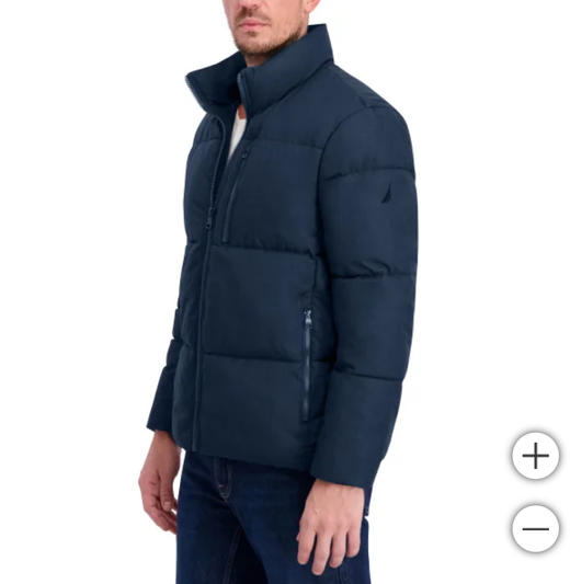 到手价359元 Nautica诺帝卡男士冬季保暖厚款棉服 美国代购，无中文标签，介意慎拍 商品图4