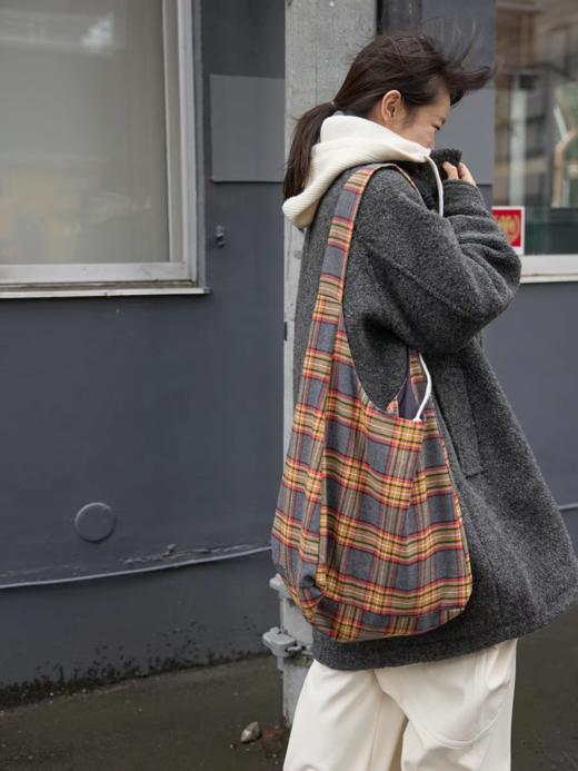 步履不停/5D52034C/撞色托特单肩轻量格纹包 商品图2