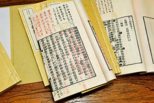 五色套印本、五家评本《杜工部集》，一函，全8册，16开，杜甫著，清 卢坤辑录，据清道光云叶庵五色套印《五家评本·杜工部集》影印，售价1980 商品图13