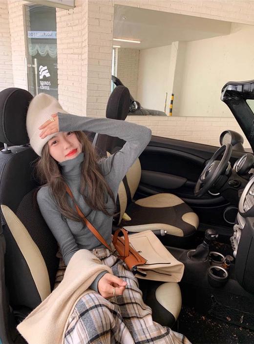 【YW】无忧购16色高弹舒适女团堆堆领打底衫（截单后7天发货） 商品图9