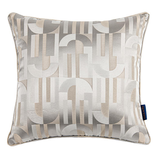 罗莱软装 梵几抱枕香槟灰 45*45cm 商品图5