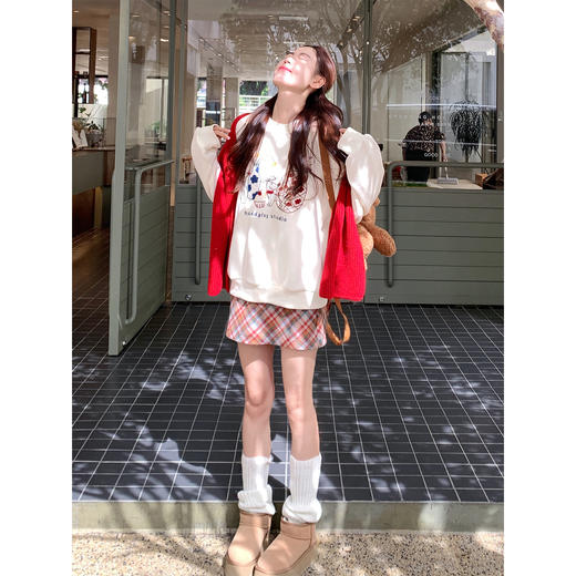 【129元任选2件】现货！红绿格子短裙 商品图3