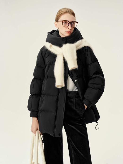 【商场同款】伊芙丽冬保暖质感御寒中长款羽绒服1FA380251-1 商品图0