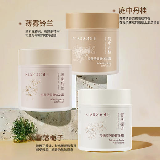 玫黛琳沁肤倍润身体冷霜持久留香滋润保湿改善肌肤粗糙身体乳面霜 商品图3