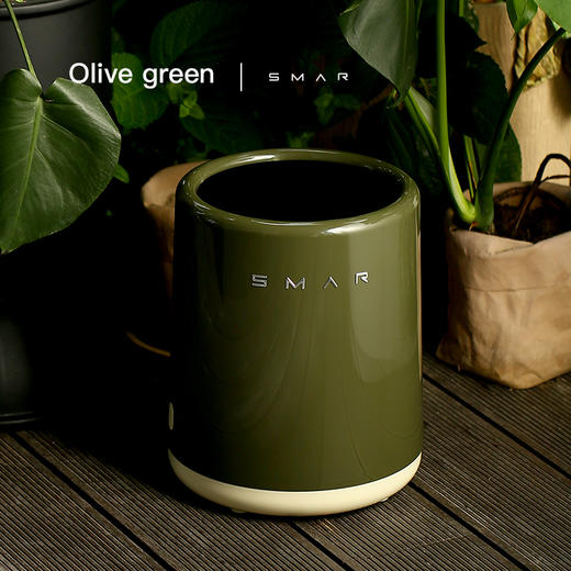 娜家无盖式圆形复古垃圾桶 商品图1