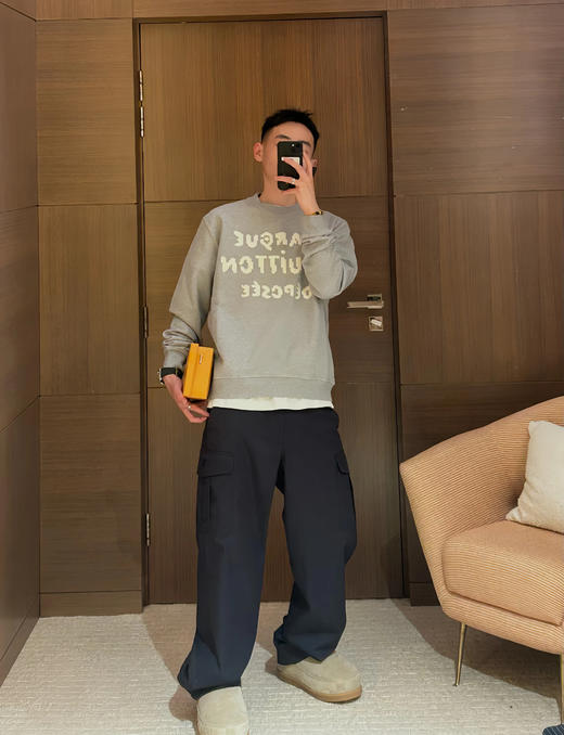 驴家 25年新款 字母LOGO撞色 圆领卫衣(KX*MM) 商品图6