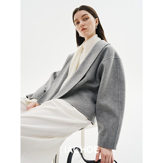 棉仓3571566004-设计师款毛呢外套 商品图0