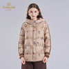 乔万尼秋冬新中式国风连帽设计白鸭绒短款羽绒服EM4T615 商品缩略图1