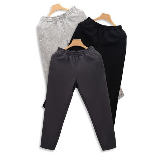 岸纾 加绒加厚经典版型保暖卫裤（多色可选） 商品图4