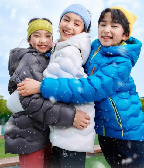 老米优品🎈【品牌授权】亲子！《炫彩吐司运动羽绒服》森林棠25冬季！男童女童活力撞色加厚保暖羽绒服80932145 商品图0