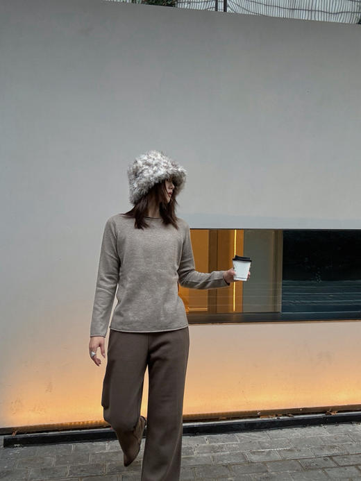 【体验款羊绒】噢蜜ooomeooo真基础的本命魔咒羊绒打底衫 商品图4