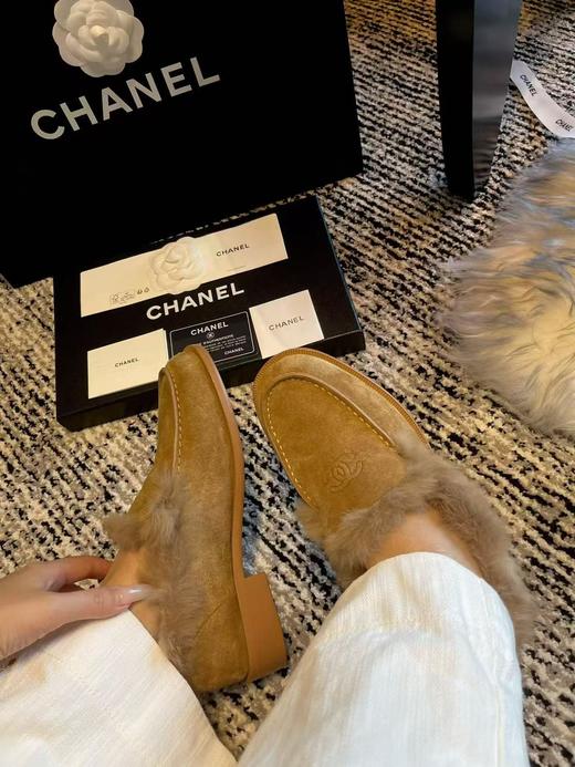 香奈儿 25新款coco neige毛毛乐福鞋（ZX*DBG） 商品图5