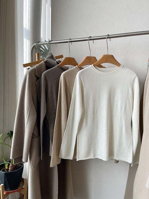 【体验款羊绒】噢蜜ooomeooo真基础的本命魔咒羊绒打底衫 商品图8