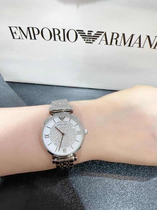 Armani阿玛尼满天星手表女士男士镶钻石英防水轻奢腕表 商品图4