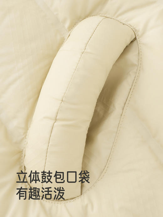 英氏超韧绒儿童羽绒服男女童秋冬保暖防寒防风连帽YRWXJ4R042A 商品图3