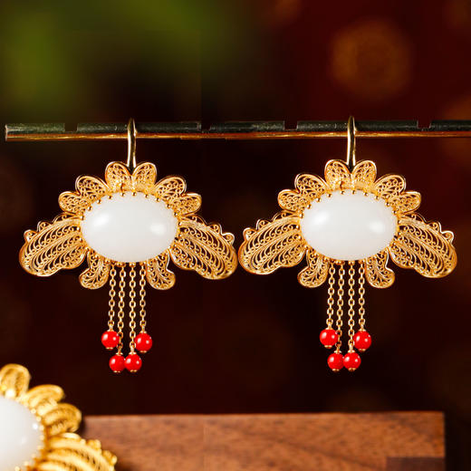 国色天骄/18K金山流水花丝系列首饰 商品图2