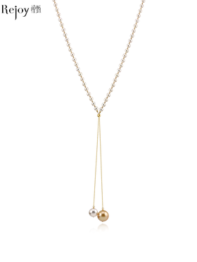 【挚友限定】68cm长款海水珍珠项链 AKOYA珍珠4-4.5mm 澳白珍珠9mm 南洋金珠12mm