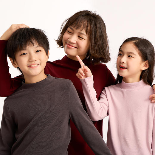 7-15天发货龙之涵 亲子款7A抗菌抓绒热皮肌底衣 中大童秋冬新款打底 可外穿可内搭 婴幼儿A类标准 商品图8