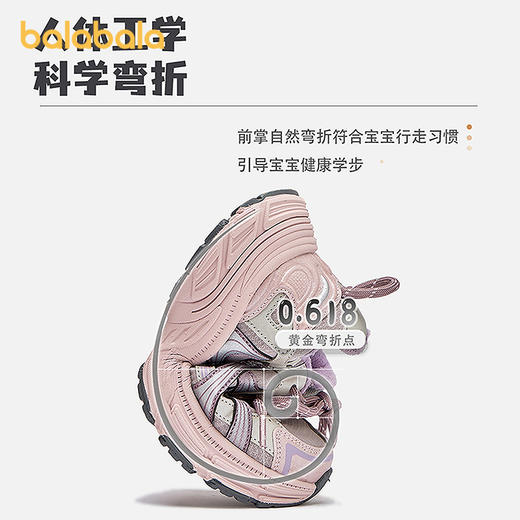 巴拉巴拉童鞋儿童慢跑鞋男女童2025年新款秋冬舒适透气运动鞋百搭 商品图2