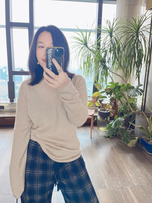 【体验款羊绒】噢蜜ooomeooo真基础的本命魔咒羊绒打底衫 商品图6